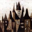 «Вогні Старого міста» (2001 р.в.), ліжникова вовна, ручне ткання